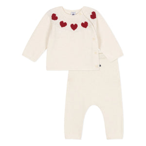 Petit Bateau - 2-teiliges Netzset | Weiß