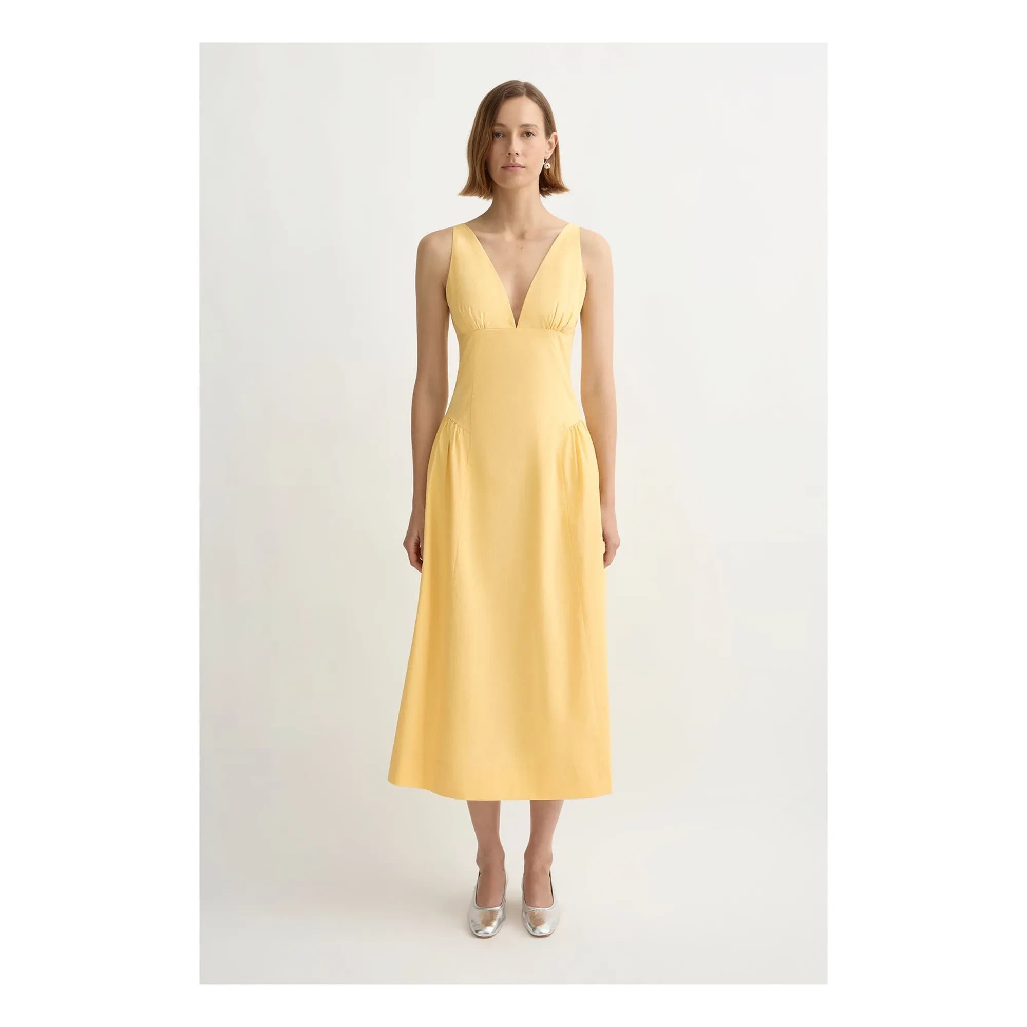 Posse - Lindie Baumwollkleid | Gelb