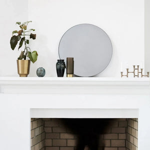 House Doctor - Yuvarlak Ayna 50 cm | Gri