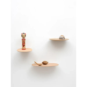 Moustache - Isola Keramikregal, Studio Brichetziegler - 3er Set | Beige