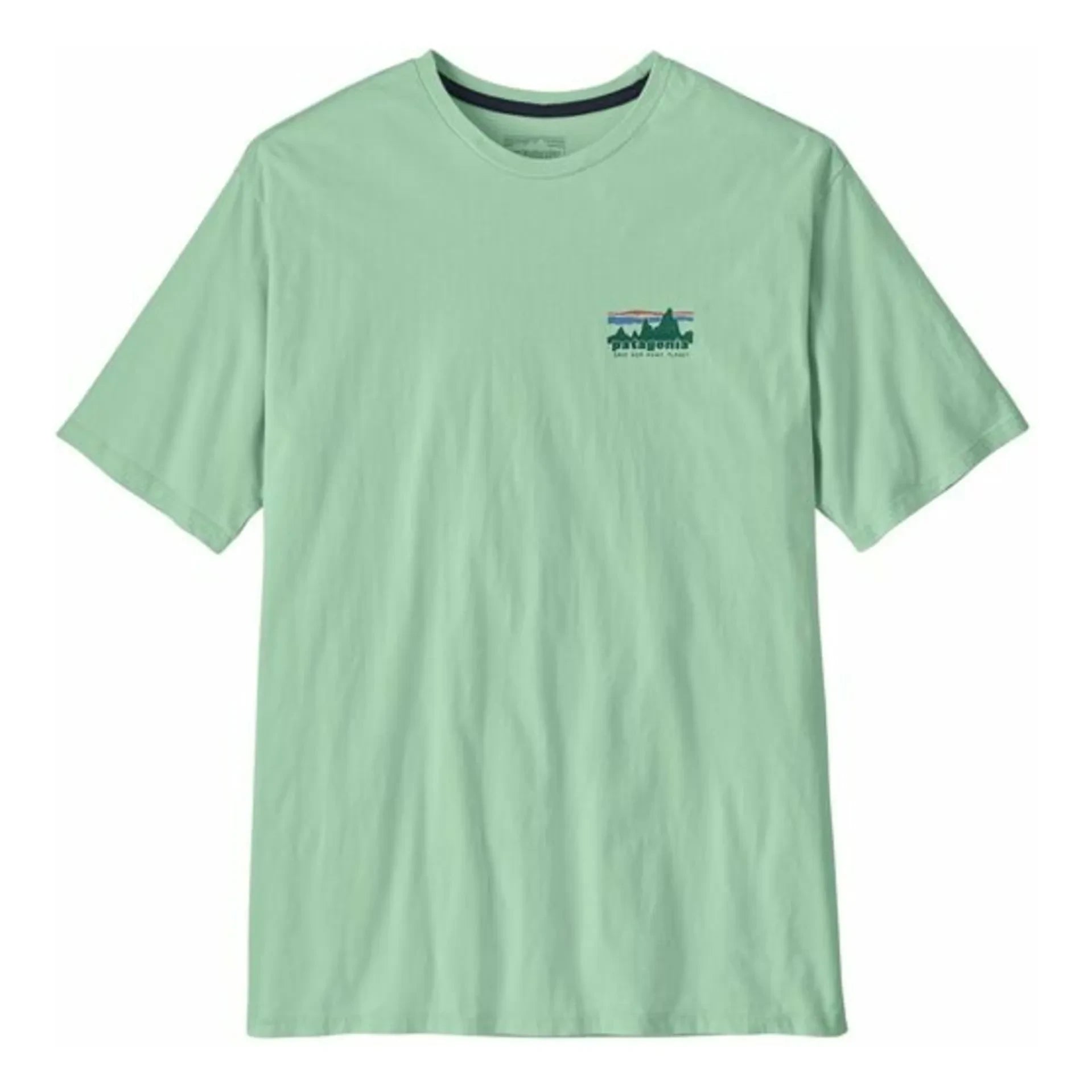 Patagonia - T-Shirt aus Bio-Baumwolle Skyline 73 | Celadon