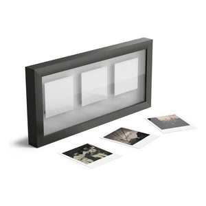 Polaroid - Üç Polaroid için fotoğraf çerçevesi | Siyah