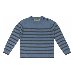 Holmm - Obay Cashmere Sweater | Gray Blue