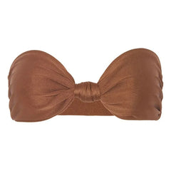 Vanessa Sposi - Le Bandeau Nœud Bikini-Oberteil | Chocolate