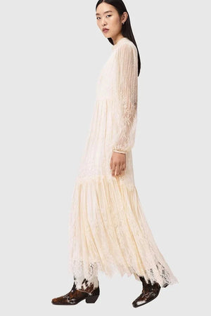 AllSaints LILLIAN Eteği Geniş Elbise