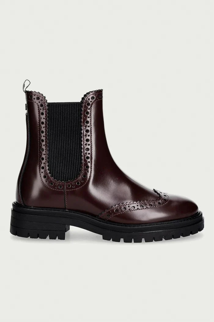 Barbour kadın deri Chelsea bot Fawne