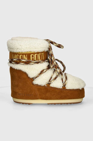 Moon Boot MB ICON LOW SHEARLING Süet Apre Ski Çizmesi