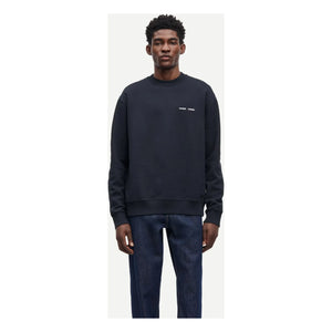 Samsoe Samsoe - Norsbro Rundhalsshirt aus Bio-Baumwolle | Dunkelblau
