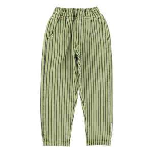Piupiuchick - Gestreifte Jeans | Grün