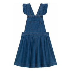 Petit Bateau - Organic Cotton Denim Overalls | Denim Blue