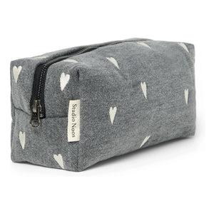 Studio Noos - Heart-shaped Cosmetic Bag | Gray