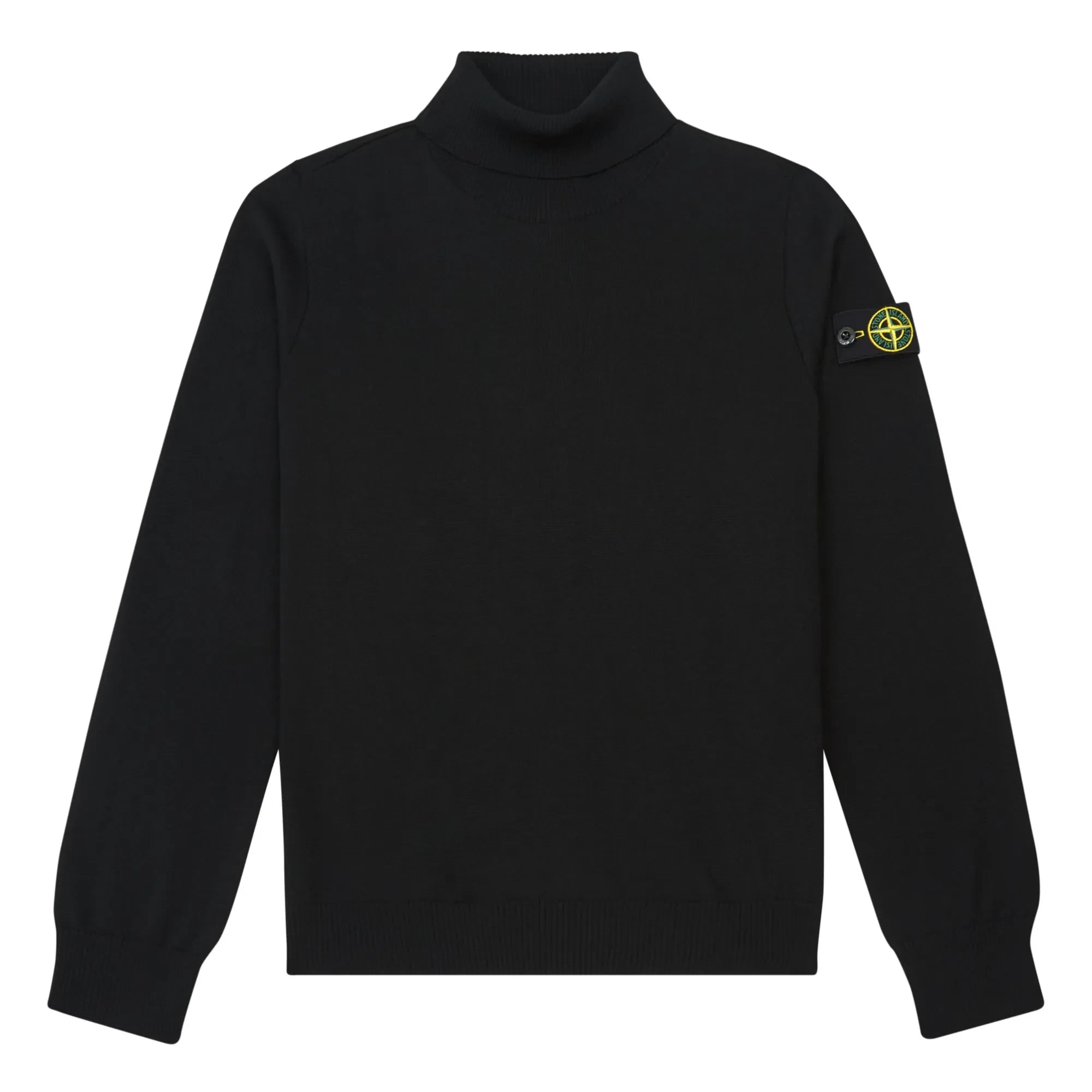 Stone Island - Balıkçı Yaka Kazak | Siyah
