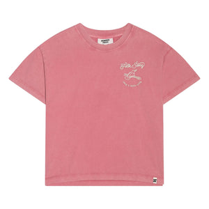 Hundred Pieces - Luna organik pamuk T-shirt | Pembe
