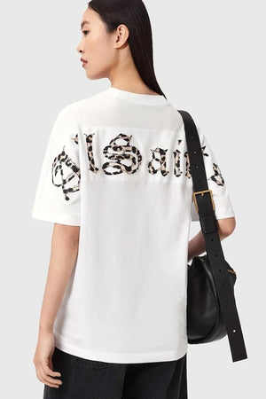 AllSaints kadın pamuklu tişört FUSE