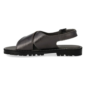 Angulus - Sandalen mit Überkreuzriemen | Schwarz