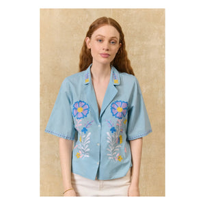Louise Misha - Emilius Gömlek | Mavi