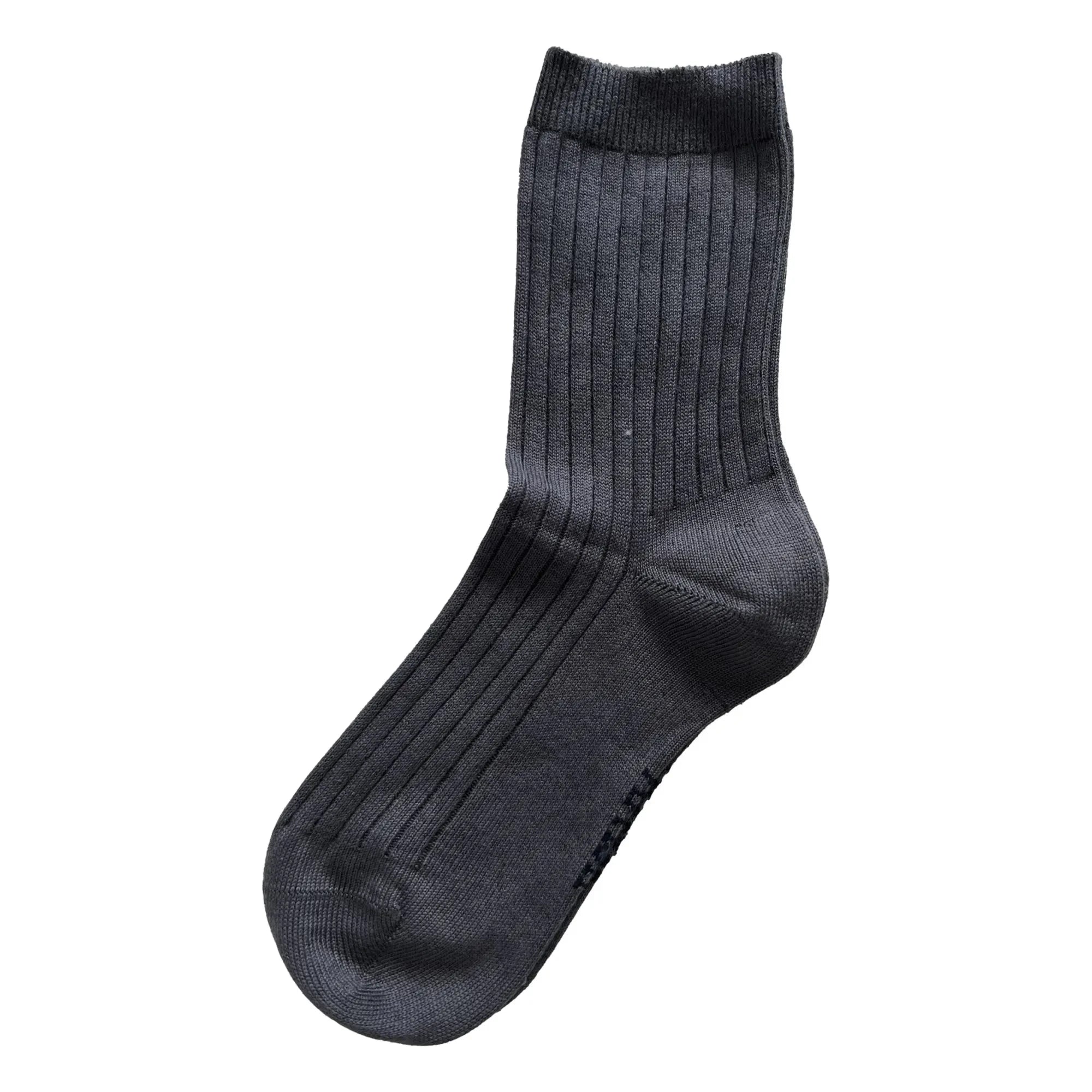 Holmm - Max Openwork Cashmere Socks | Charcoal Gray