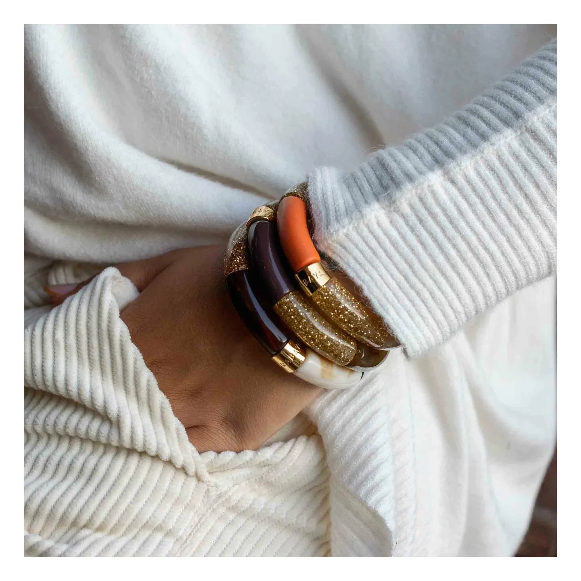 Parabaya - Terra-Ouro Trio Armbänder | Braun
