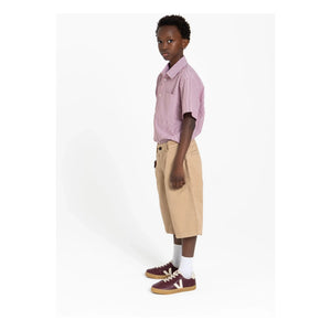 Finger in the nose - Rogue Striped Shirt | Brick Red