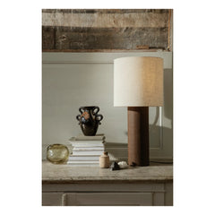 Ferm Living - Post Lamp Base - FSC Wood | Smoked Oak