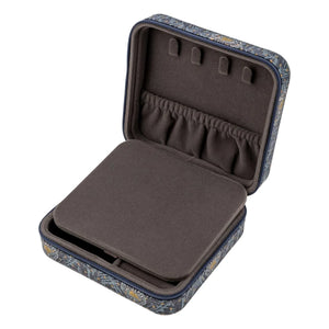 Bon Dep - Square MW Liberty Queen Hera Dot Jewelry Box | Midnight Blue