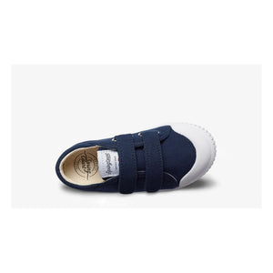Spring Court - G2 Canvas Scuffed Low-Top Sneakers | Navy Blue