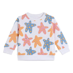 Stella McCartney Kids - Etoiles de Mer sweatshirt | Beyaz