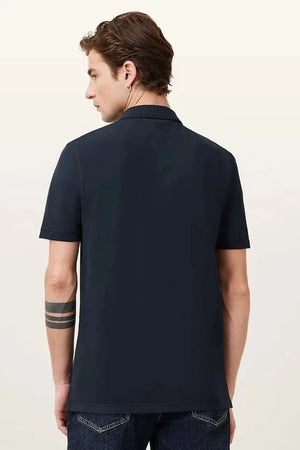 AllSaints erkek pamuklu yakalı tişört