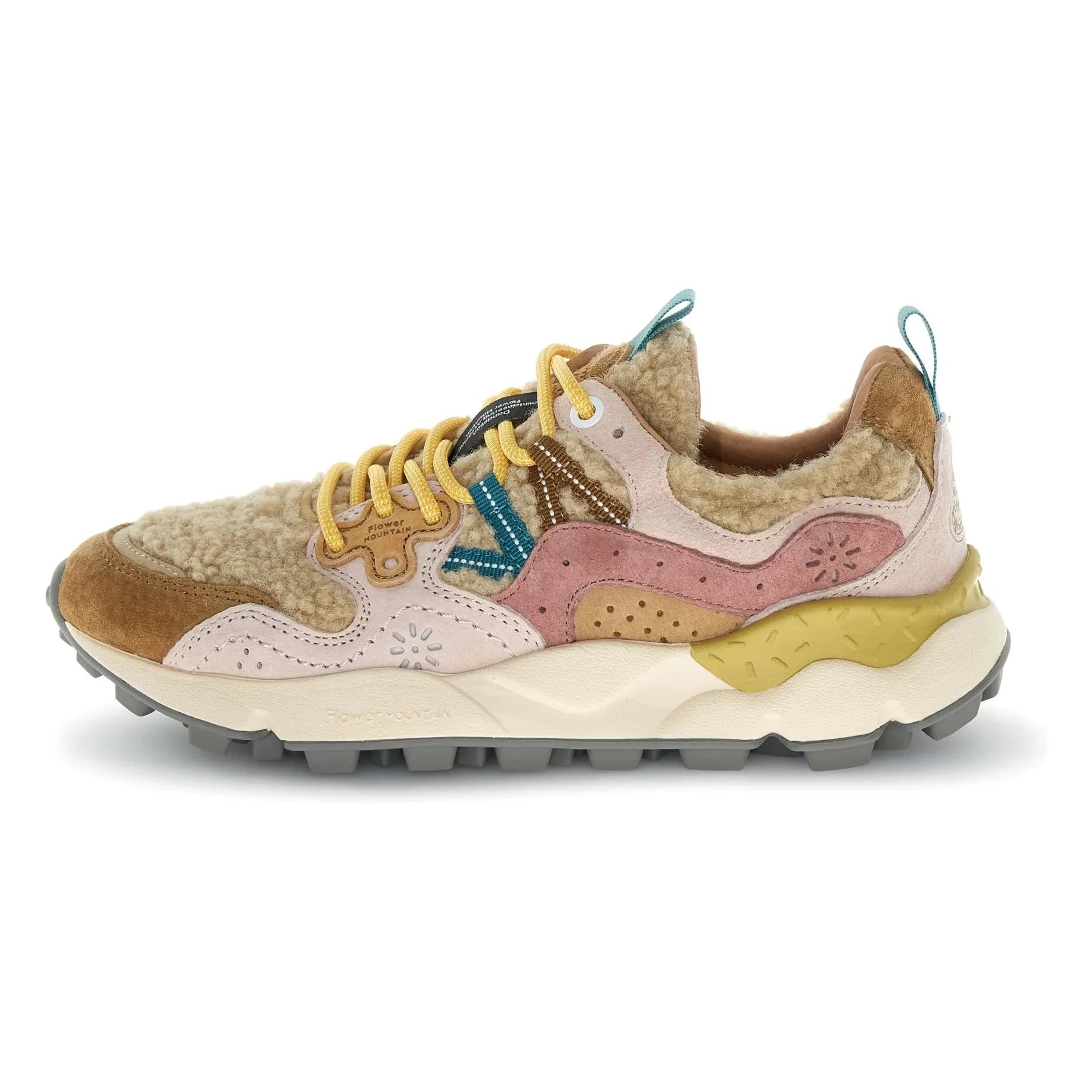 Flower Mountain - Yamano 3 Süet Teddy Sneakers | Kahverengi