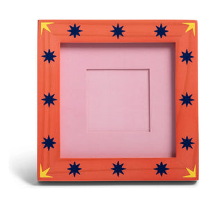 &Klevering - Patch Etoiles Photo Frame | Orange