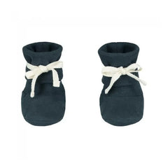 Gray Label - Organik Pamuk Bebek Terlikleri | Gri mavi