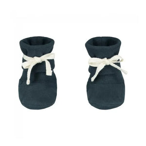 Gray Label - Organik Pamuk Bebek Terlikleri | Gri mavi
