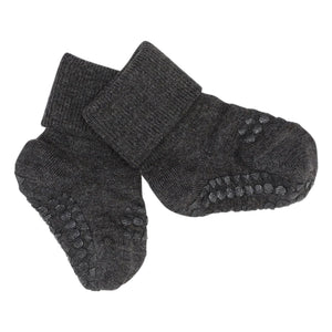 GOBABYGO - Combo Box 4 Rutschfeste Bambussocken | Blau