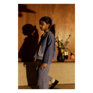 Hello Simone - Duchesse Velvet Jacket | Blue