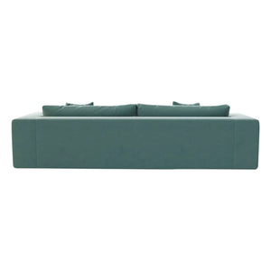 Panac Edition - Bellechasse kadife fırçalanmış 4 kişilik koltuk - 260 cm | Kömür grisi