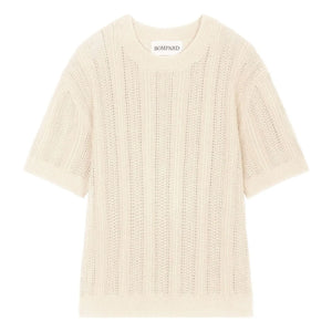 Bompard - Pointelle Cashmere & Silk Sweater | Natural