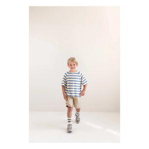 Jenest - Gestreiftes T-Shirt aus Bio-Baumwolle | Blau