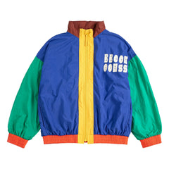 Bobo Choses - Trainingsjacke mit Farbblöcken aus recycelter Faser | Blau