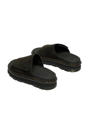Dr. Martens Süet Platform Terlik ZebZag Slide