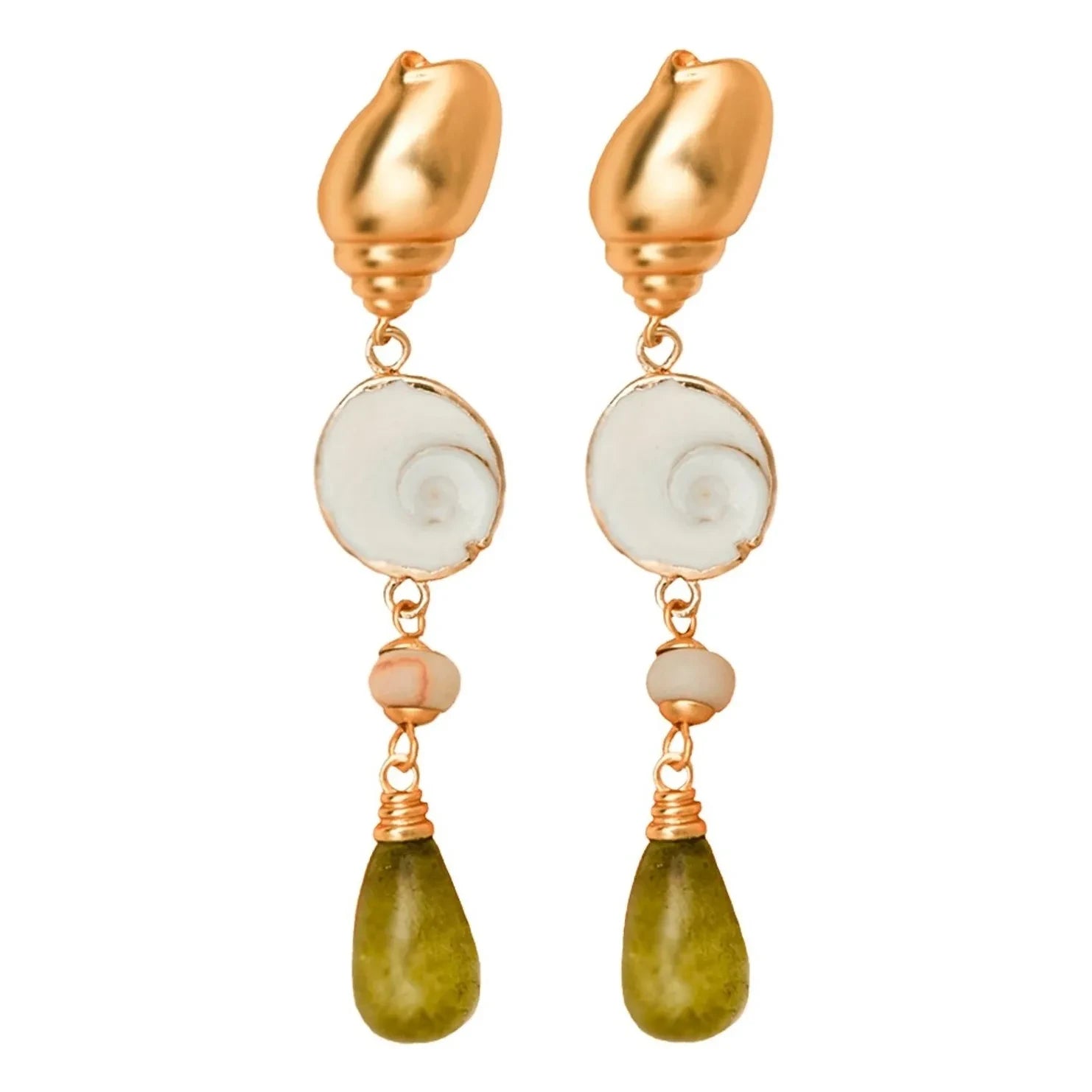 Alhaja - Caracola Ohrringe | Gold