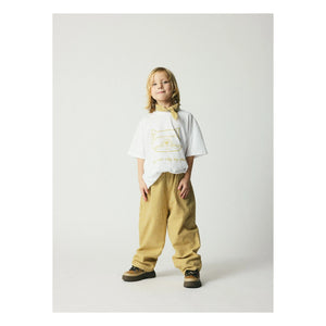 brunobruno nation - Dora Hose aus Bio-Baumwolle mit Karomuster | Beige
