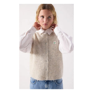 American Vintage - East Alpaca Hırka | Gri melanj
