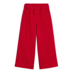 Petit Bateau - Organik Pamuk Bol Jogger Pantolon | Kırmızı
