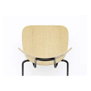 Vitra - Jasper Morrison Moca Chair - Black Base | Oak