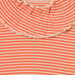 Tinycottons - Organic Cotton Ribbed Striped T-Shirt | Red