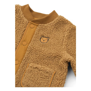 Liewood - Lora Ourson Geri Dönüştürülmüş Elyaf Sherpa Ceket | Kahverengi