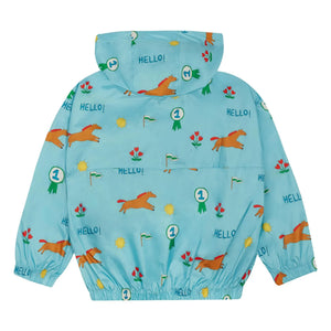 The Campamento - Horse Windbreaker Recycled Fiber | Azure Blue