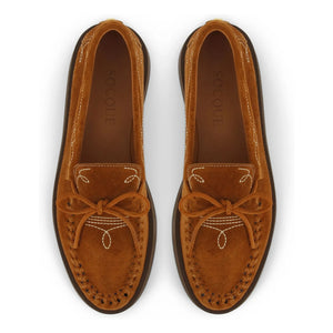 Socque Paris - Totem Wildleder Loafer | Camel