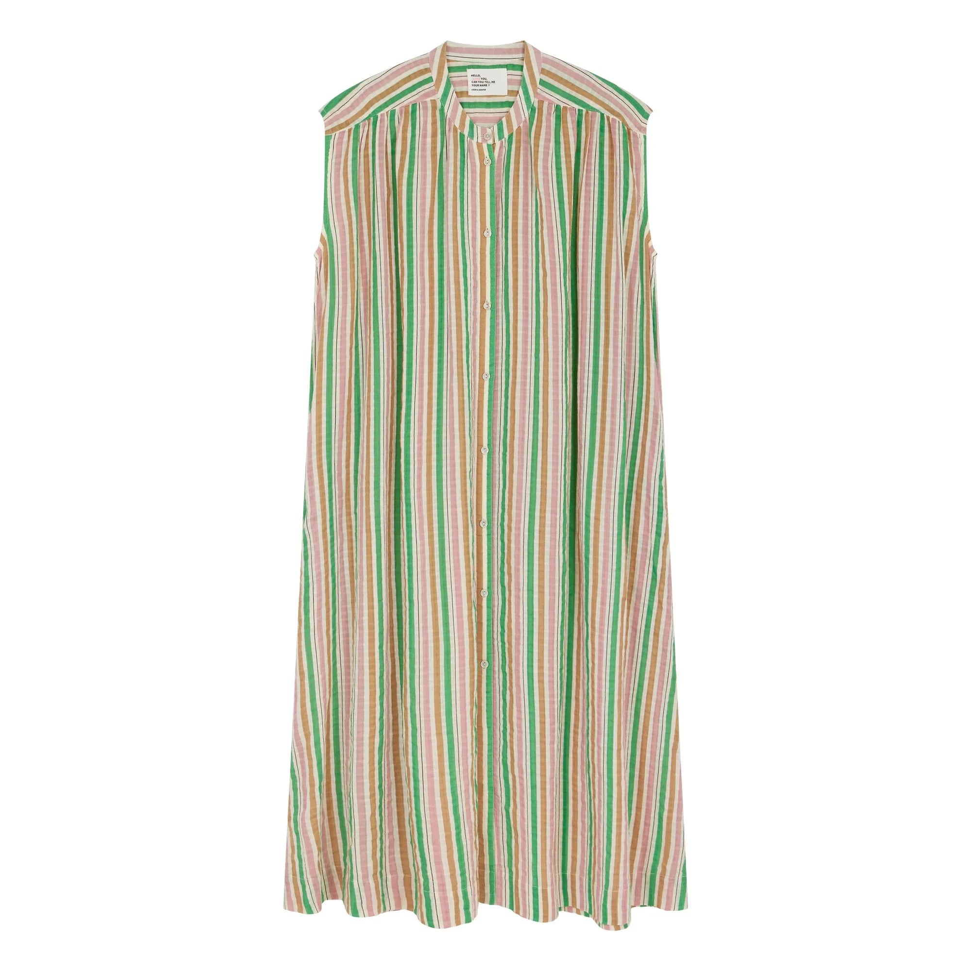 Leon & Harper - Richie organic cotton dress | Green
