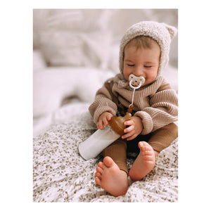 Hevea - Weithals-Babyflaschensauger - Mittlerer Durchfluss